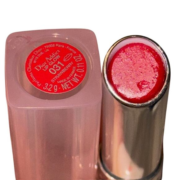 Dior Addict Lip Glow 031 Strawberry Cool Undertone Authentic NWOB - Picture 3 of 5